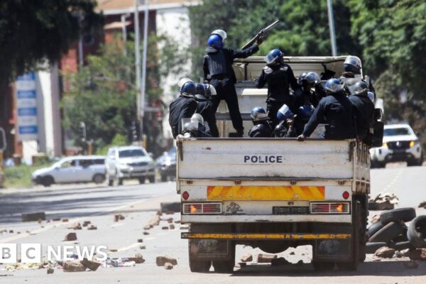 Harare shuts down as Blessed Geza calls for Emmerson Mnangagwa to resign newsthirst.