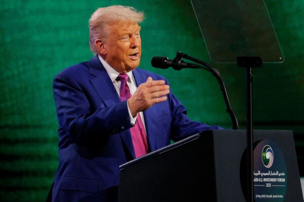 Trump speaks after $600 billion Saudi-U.S. investment announced newsthirst.