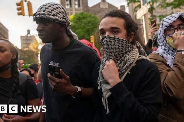 Dozens of pro-Palestinian protesters arrested at Columbia University newsthirst.